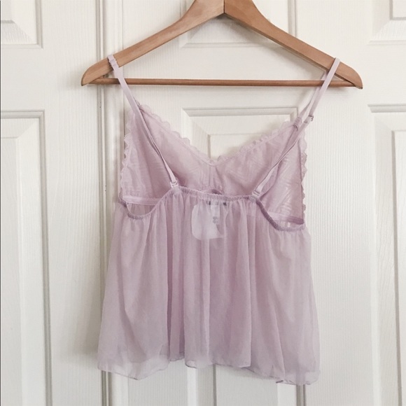 Cosabella abilene cropped cami frosty lilac babydoll - Picture 3 of 7